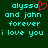 Pixelated cyan text on dark green background with red heart symbol replacing 'o' in first name, repeated twice side-by-side.