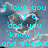 Pixelated cyan text on a cloudy sky background with heart-shaped cloud cutout, displaying romantic and playful phrases.