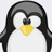 Pixelated penguin with yellow beak and black eyes on white background, text 'Meep?' above right, 'YES' below left, 'MEEP.' below right.
