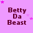 identical 'Betty Da Beast' text icons on a pink background with scattered pink stars