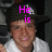 A person wearing a black cap and white shirt with pink text reading "He is" appears in the top-left frame, followed by "my babii..." in the top-right frame, then "for life!" in the bottom-left frame.
