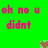 Pixelated text 'oh no u didnt' on split green and pink backgrounds with brown pixel hearts at bottom corners.