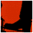Animated sequence of a drummer playing drums against an orange background with black silhouettes.