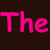 A static image of a text-based quote with pink neon-style lettering on black background and a pink heart symbol at the bottom left.