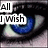 A four- of close-up eye images with text overlays, each showing a different segment of the phrase "All I Wish Is To Dream Again" in white pixelated font