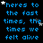 Blue pixelated text repeats 'heres to the fast times, the times we felt alive' on black background with scattered white and gray stars.