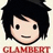 Pixelated cartoon-style icon of a character with black hair, light skin, and a neutral expression, with red text below.