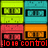 four identical pixelated displaying 'low control' text in red, green, blue, and yellow with repeating cassette tape motifs above each