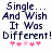 A 48x48 pixel animated buddy icon displaying text and heart symbols in two sequential frames with slight animation changes.