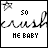 Black-and-white pixelated icon with '50' above cursive text and 'HE BABY' below, featuring a star in the top-left corner.