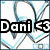 Animated icon with three distinct sections: a blue and white abstract design, pastel circles with hearts, and green-blue heart patterns.