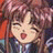 Pixelated anime-style character with pink hair and closed eyes on left, next to black background with white text "Anime IM" above smaller cursive "com" on right.