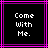 A static contact sheet of two identical pixel art frames showing white text on a black background with pink and purple grid borders.