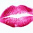 Pixelated lips on white background with blue text on green background reading "Did You Ever Miss ME? Ever Long... To Kiss ME!?!", static image.
