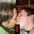 Four- of pixelated images with red text overlays reading 'I', 'LOVE', 'YOU', and 'CRYSTAL' against varied backgrounds