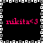 Pixelated icon with four identical pink text instances on black background, bordered by white and gray pixelated frame.