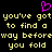 Pixelated text and a pink heart symbol on black background with repeated phrases.