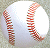 A contact sheet of 12 animated frames showing a baseball icon with red text variations and a star symbol, arranged in a 4x3 grid on a white background.