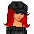 Pixel art contact sheet showing three sequential frames of a red-haired female character in different poses with text reading "red-heads are perfect" on the right and bottom left.