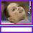 Animated sequence of a person in a blue top with repeated text overlays and small heart symbols, framed by blue borders.