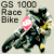 Animated motorcycle racing icon with rider and bike in motion, displayed as a contact sheet of three frames showing progressive movement.