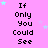 A static image with a pink background displays the text "If Only You Could See" repeated in four , each containing three of text, with light blue stars scattered throughout