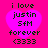 A static image with four identical heart-shaped icons on a bright pink background, each containing text and symbols.