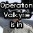 Four- shows a person in military uniform with text overlays changing , including "Operation Valkyrie is in effect..." and "Tom Cruise"