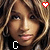 A 3x3 contact sheet of a single animated icon showing nine frames with the name "Ciara" in varying text styles and colors, each frame featuring a woman's face with brown hair and red heart symbols above her head.