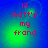 Four- of blue backgrounds with green halos and red text reading 'lil matt's my frand' showing subtle pixel shifts between