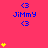 A static image shows a bright pink background with blue text reading "Jimmy" and heart symbols in yellow, arranged in vertical