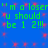 'm a loser 'm a loser u should be 1 2!!! text repeated in green on blue background with red pixel artifacts.