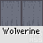 Animated sequence showing Wolverine's claws extending from hands, transitioning to full-body pixel art portraits with varying facial expressions and poses.