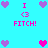 Pixelated icon with cyan background showing pink and purple hearts and text "I <3 FITCH!" in multiple arrangements.