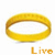 Two side-by-side animated frames of a yellow ring icon with text labels below each frame on a white background.