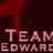 Static image with four distinct sections: top-left red text, top-right paw print and 'TEAM JACOB', bottom-left red text on black background, bottom-right solid gray.
