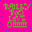 Green pixelated text 'Bailey BoQ LaV' with a green icon below on a bright pink background with blue dots.