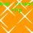 Orange background with white diamond pattern and green text repeating 'ball rocks!ball rocks!' and '=] =p' in pixelated font