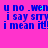 Blue pixelated text on bright pink background with cyan dots appearing in 'wen' across two of repeated phrases