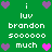 Green background with white pixelated text and purple/pink heart icons arranged in a pattern