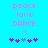 Pixelated text and symbols on a cyan background with pink and purple elements.