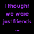 Pixelated text and colorful shapes on a black background with purple, green, and pink elements.