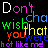 A 48x48 pixel animated contact sheet of a text-based buddy icon featuring repeated phrases in colorful block letters on black background, with visible frame-to-frame color variations across sampled frames.