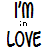 Animated contact sheet of a 3x3 grid showing sequential frames of an AOL Instant Messenger buddy icon with text and heart symbols changing across frames.