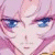 Pixelated anime-style face with pink hair and blue eyes on left, green background with 'Original Icons .com' text on right.