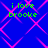 Blue background with pink diamond pattern and green text reading "i love brooke" in four identical quadrants
