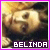 Pixelated image of a person with light brown hair and a dark top, framed by a bright pink border, with 'BELINDA' text at the bottom.