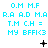 A static digital image displays repeated cyan text and symbols on a white background with subtle pixel variations across three