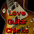 A guitar-themed buddy icon with red text reading "I Love Guitar Chicks" overlaid on a sunburst electric guitar body.