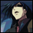 A pixelated anime-style character with long dark hair and a mask-like face on the left, next to stylized text reading "Anime IM" and "com" on a black background.